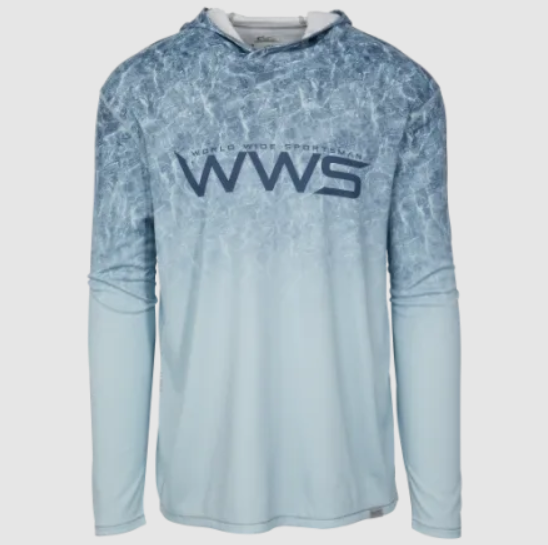 World Wide Sportsman 3D Cool Sublimated Casting Long-Sleeve Hoodie for Men